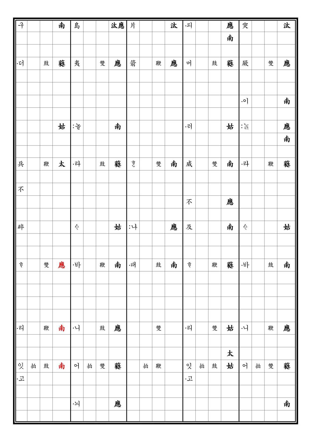 致和平 譜下 中 [四]