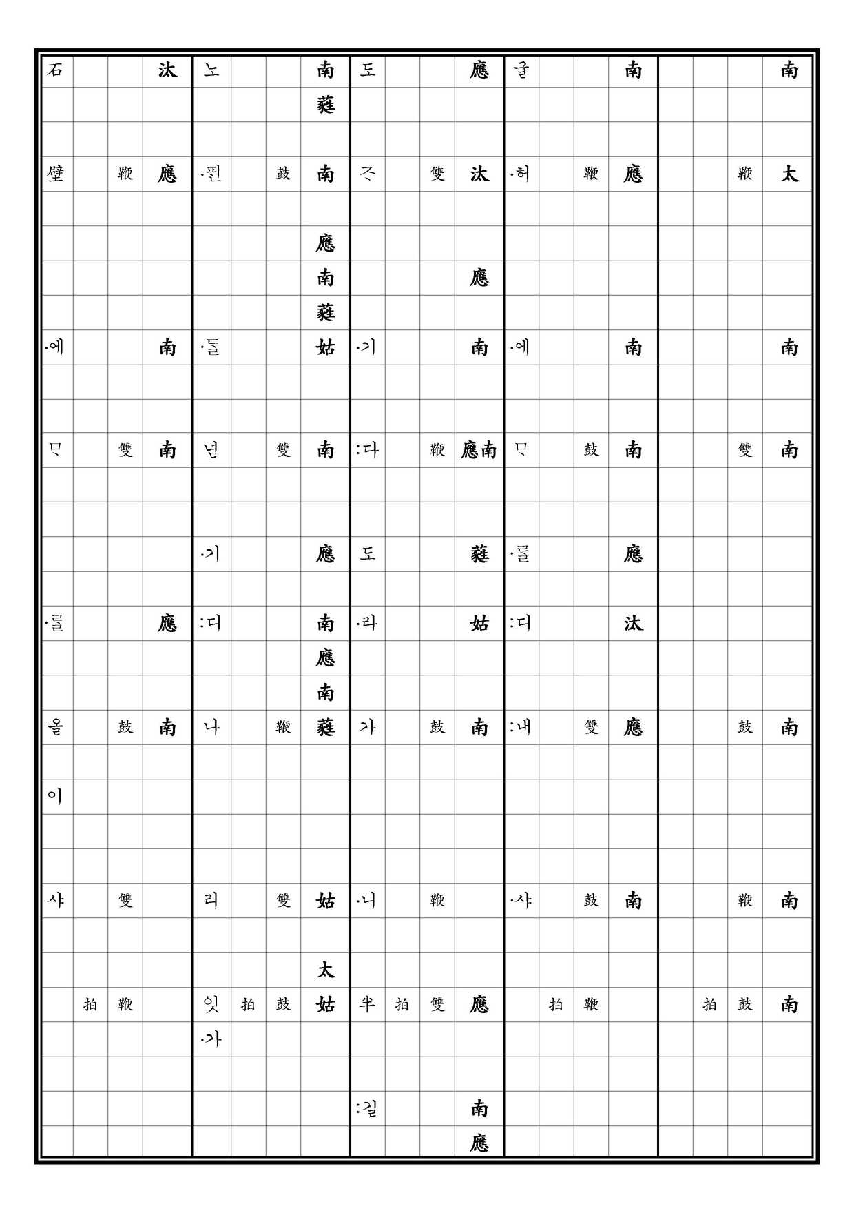 致和平 譜下 中 [四]