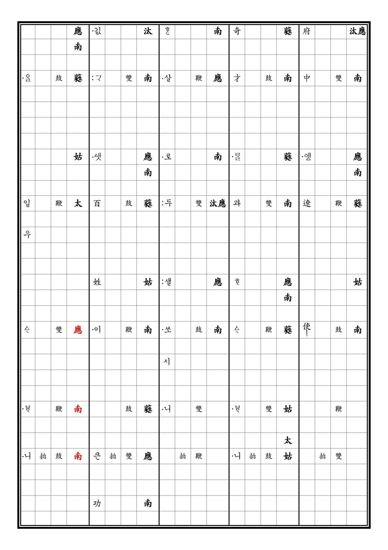 致和平 譜下 中 [四]