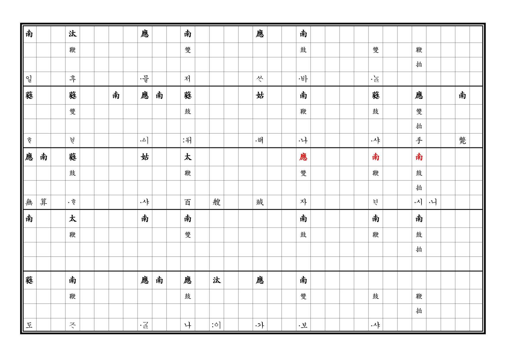 致和平 譜下 中 [四]