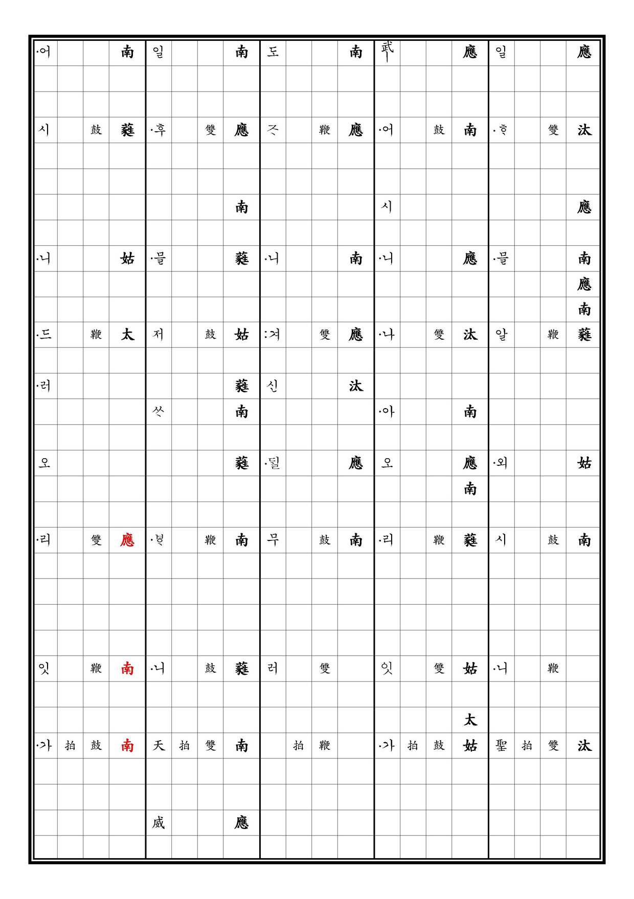 致和平 譜下 中 [四]