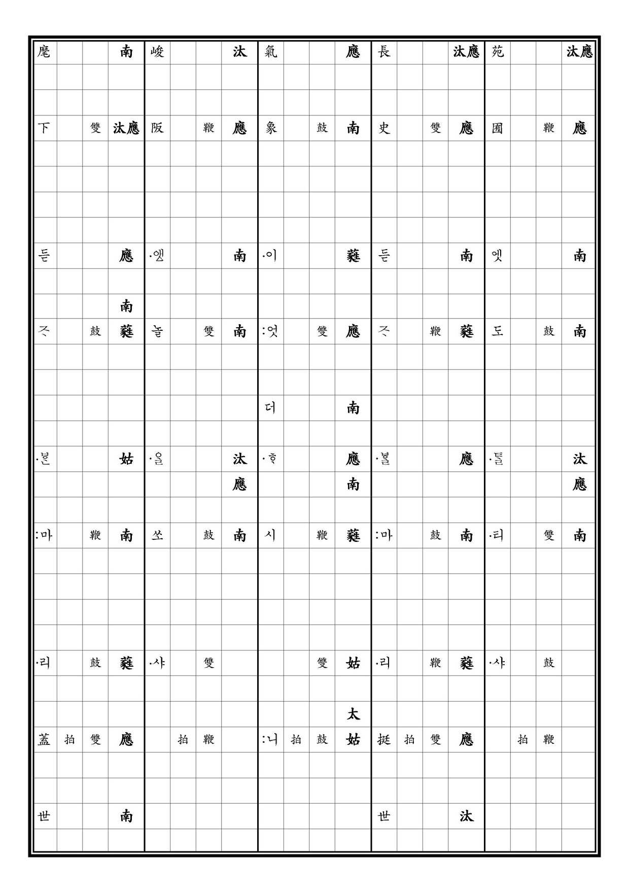 致和平 譜下 中 [四]