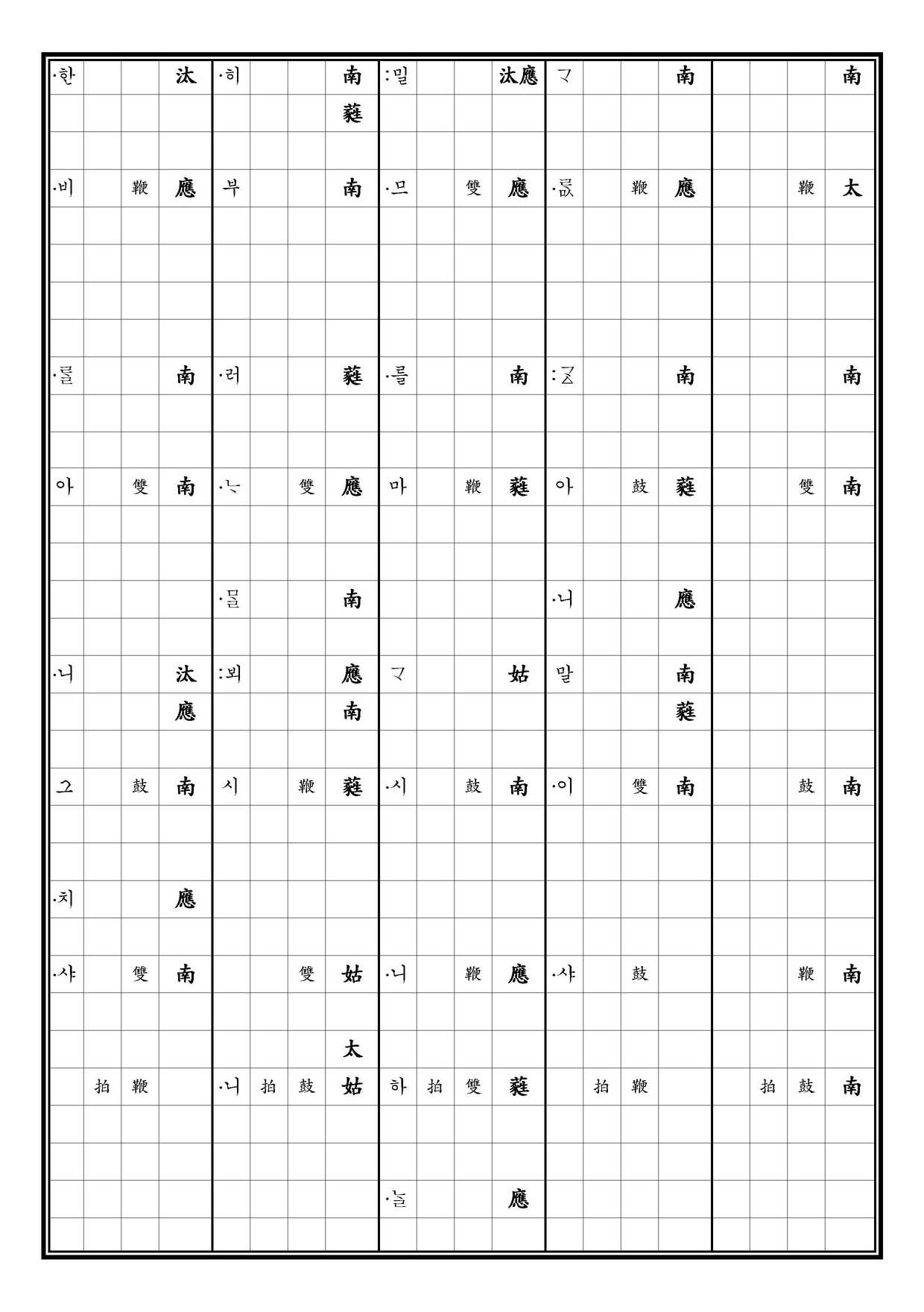 致和平 譜下 中 [四]