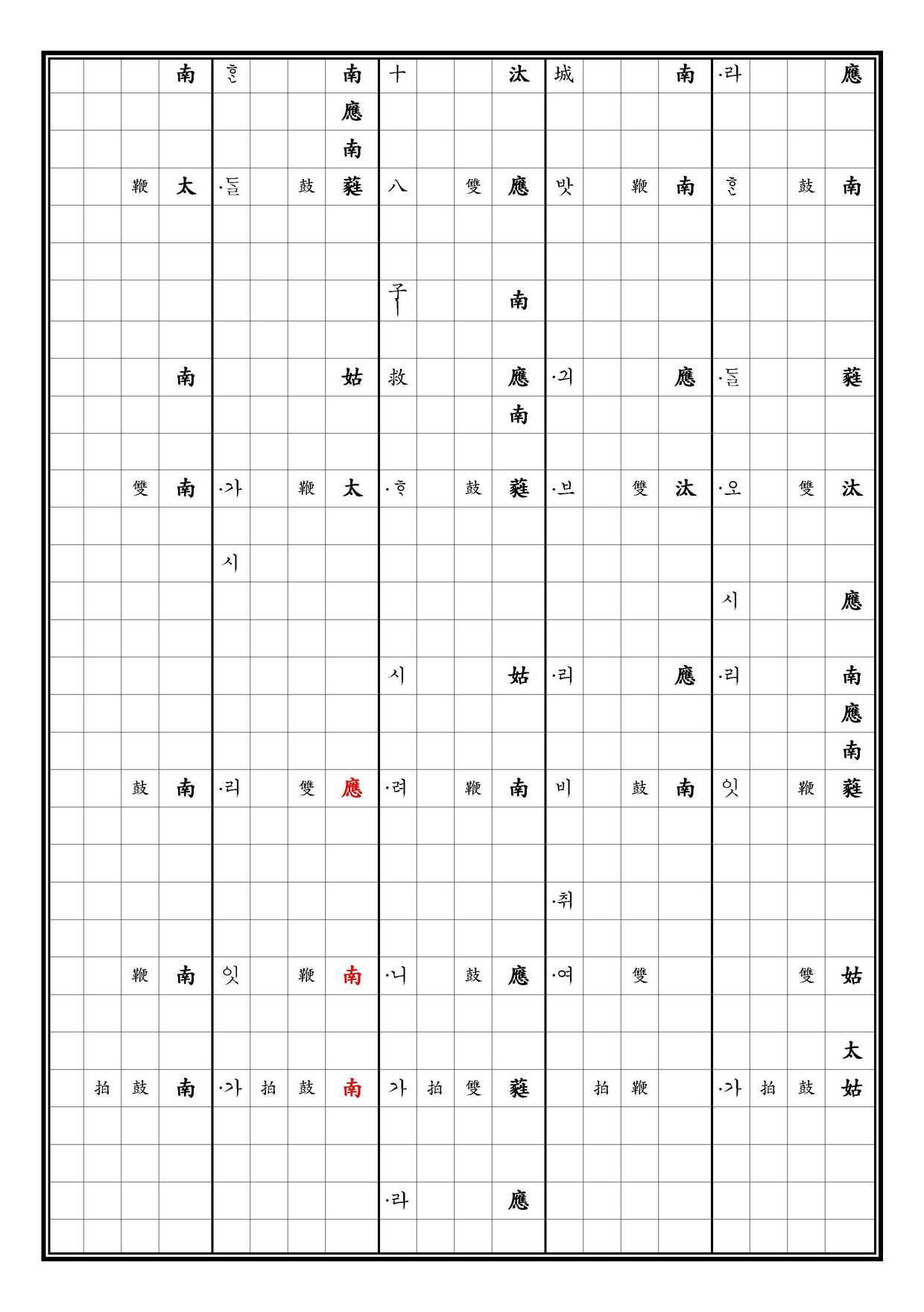 致和平 譜下 中 [四]