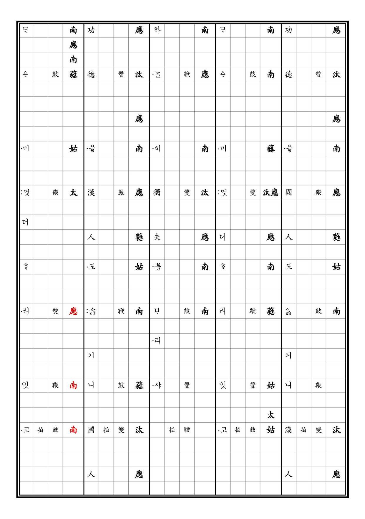 致和平 譜下 中 [四]