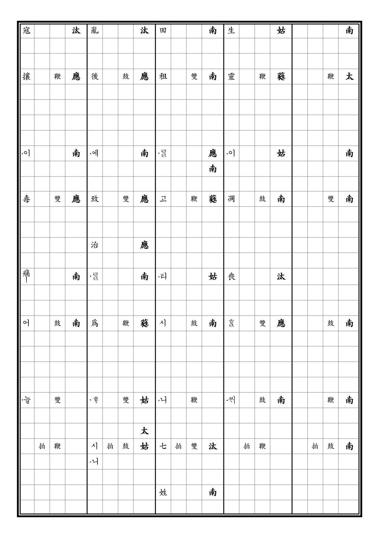 致和平 譜下 中 [四]