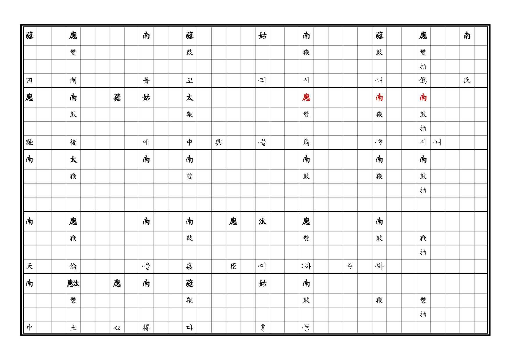 致和平 譜下 中 [四]