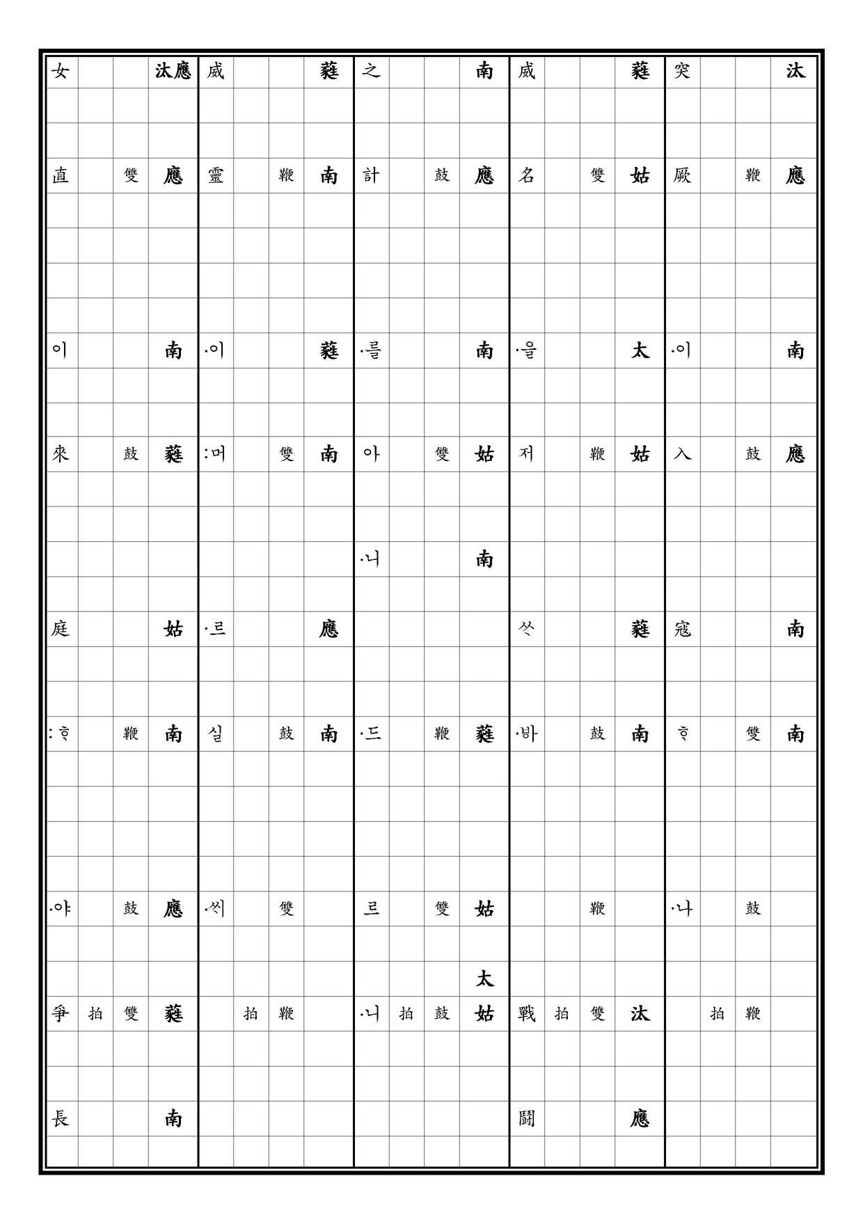 致和平 譜下 中 [四]