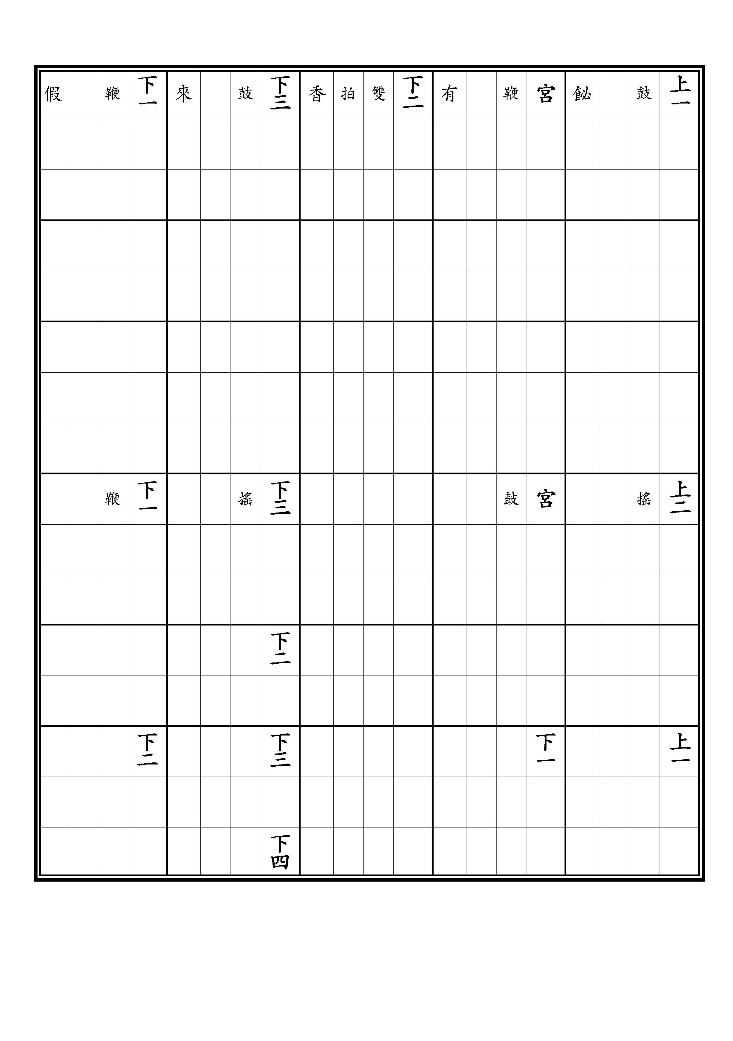 徹籩豆 雍安之樂 淸黃鐘調 黃鐘爲徵