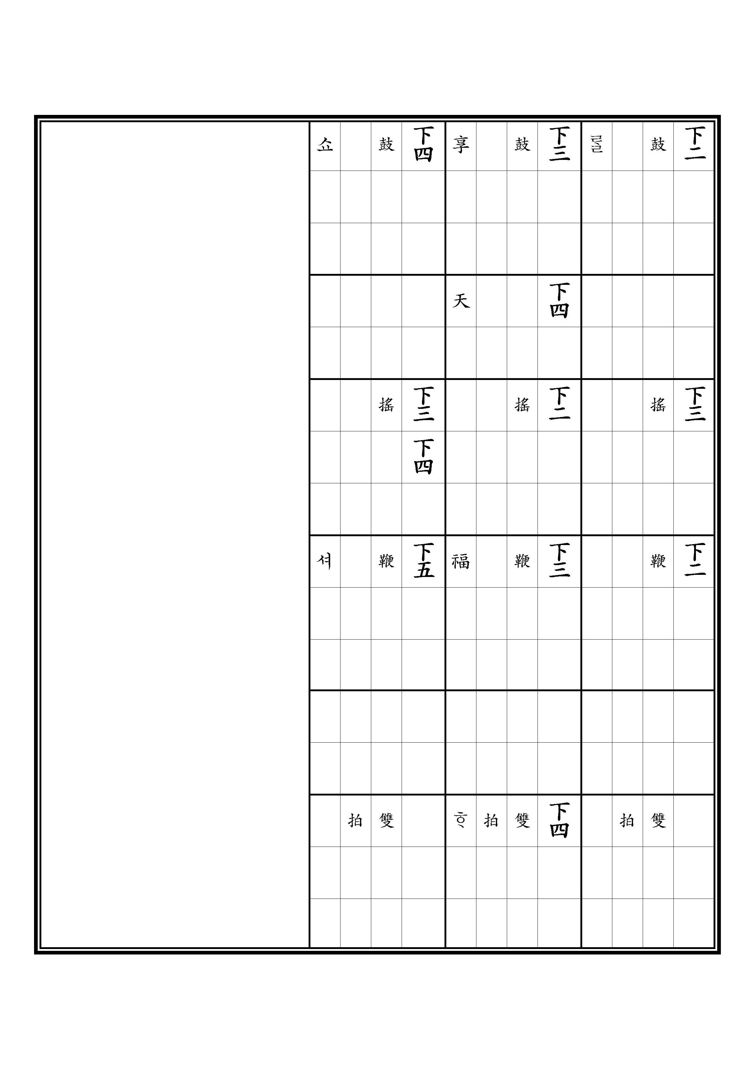 敬勤之曲(三) 林鐘宮 徵調